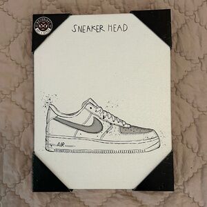 Nike Black & White Sneaker Canvas Art